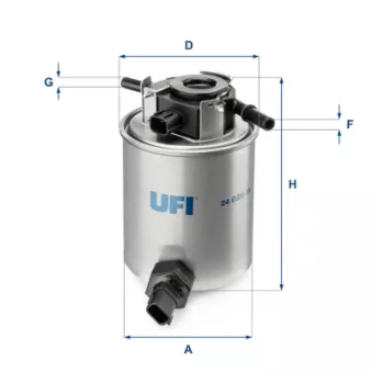 Filtre à carburant UFI 24.020.01