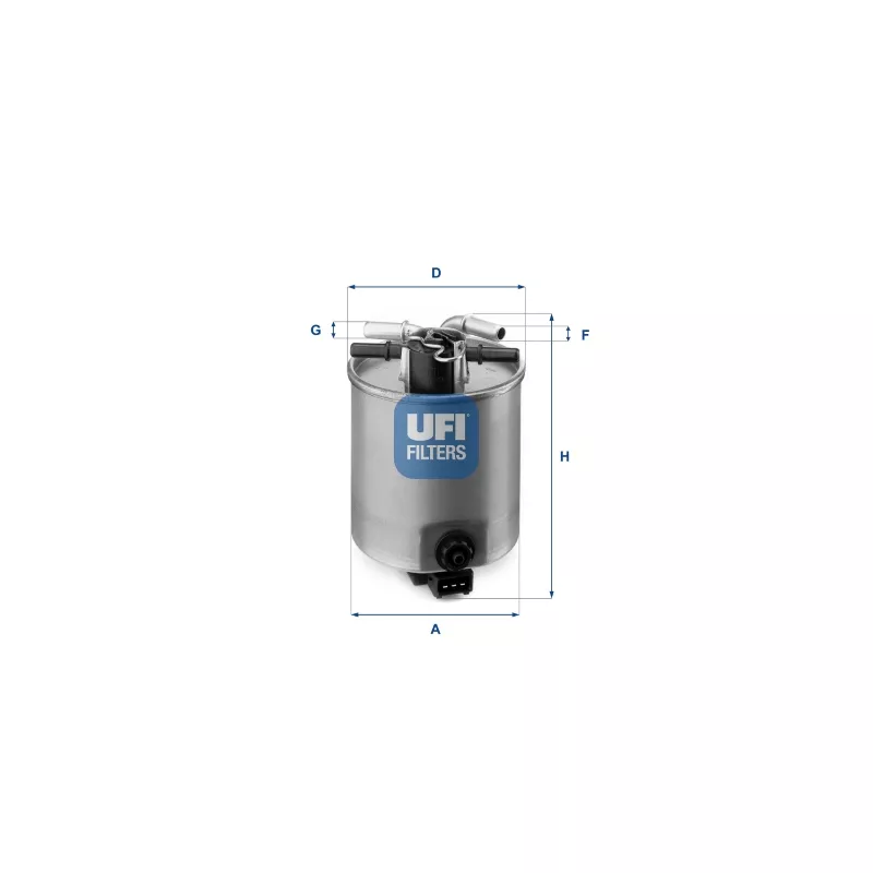 Filtre à carburant UFI 24.025.01