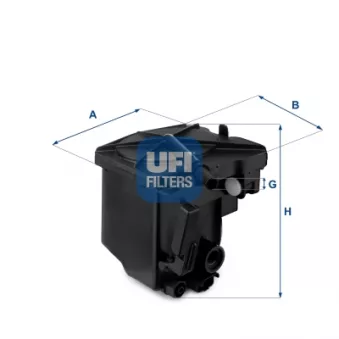 Filtre à carburant UFI 24.027.00