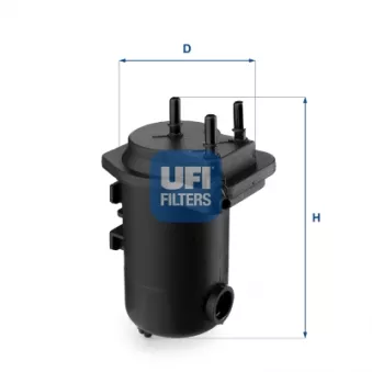 Filtre à carburant UFI 24.051.00