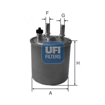 Filtre à carburant UFI 24.073.00