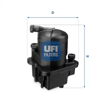 Filtre à carburant UFI 24.087.00