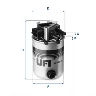 Filtre à carburant UFI
