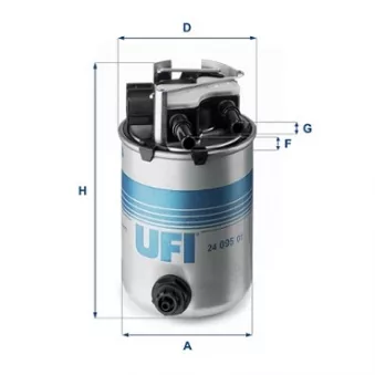 Filtre à carburant UFI 24.095.01