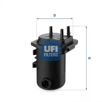 Filtre à carburant UFI 24.098.00