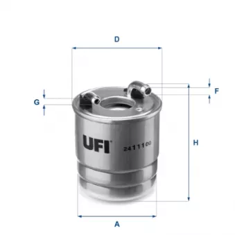 Filtre à carburant UFI 24.111.00