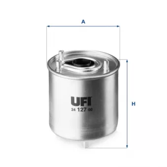 Filtre à carburant UFI 24.127.00
