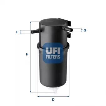 Filtre à carburant UFI