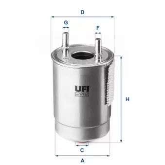 Filtre à carburant UFI 24.147.00