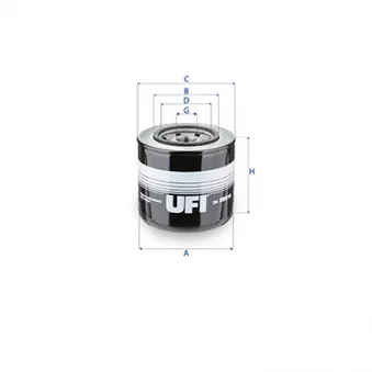 Filtre à carburant UFI 24.260.00