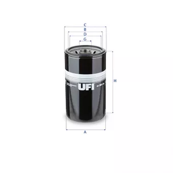 Filtre à carburant UFI 24.261.00