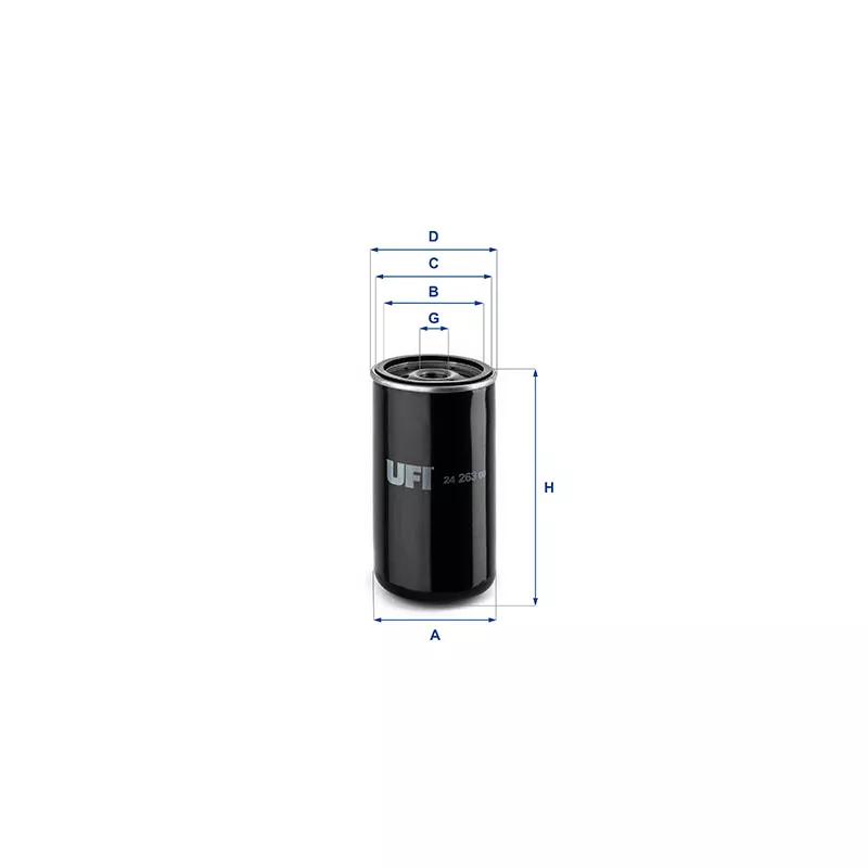 Filtre à carburant UFI 24.263.00