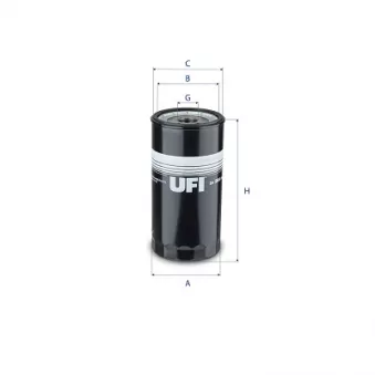 Filtre à carburant UFI 24.264.00