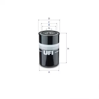 Filtre à carburant UFI 24.266.00