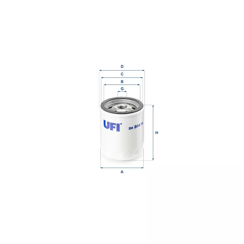 Filtre à carburant UFI 24.304.00