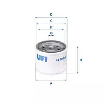 Filtre à carburant UFI 24.305.00
