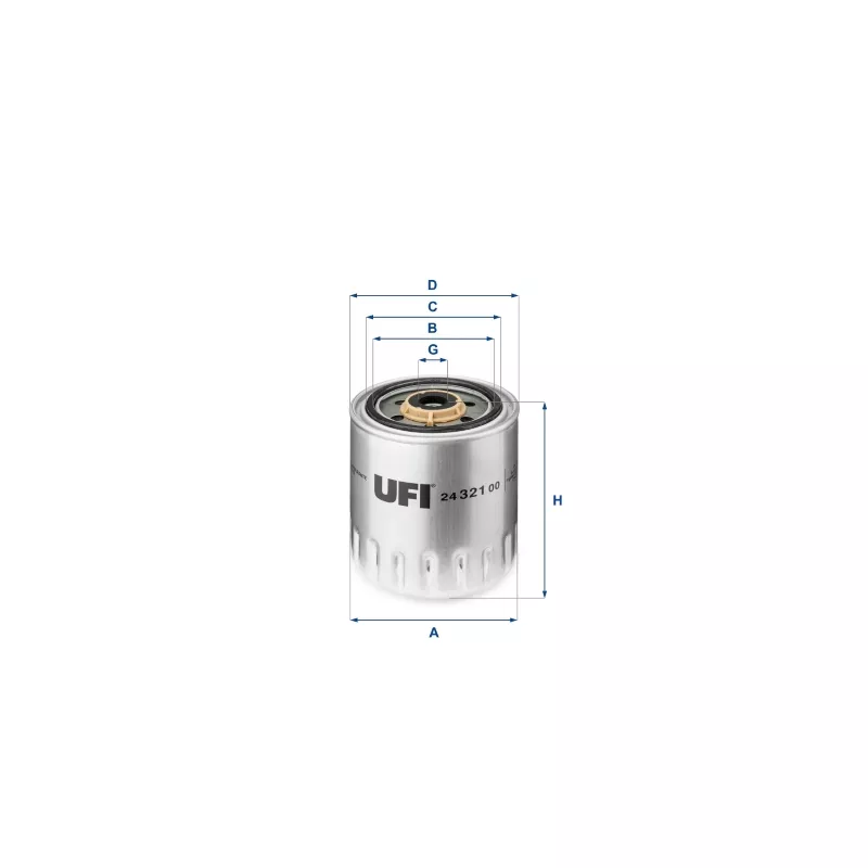 Filtre à carburant UFI 24.321.00