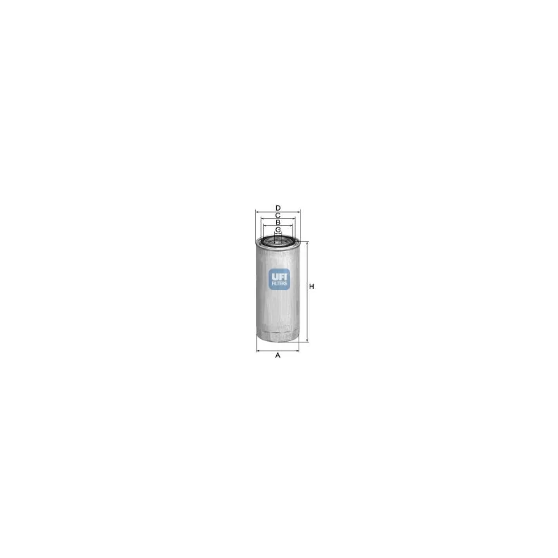 Filtre à carburant UFI 24.324.00