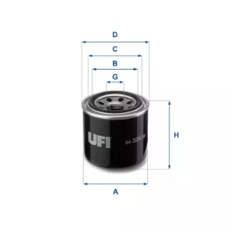 Filtre à carburant UFI 24.326.00