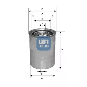 Filtre à carburant UFI 24.327.00
