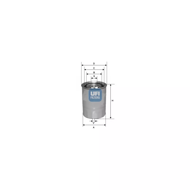 Filtre à carburant UFI 24.327.00