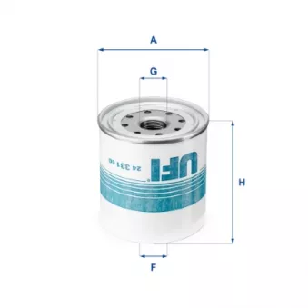 Filtre à carburant UFI 24.331.00