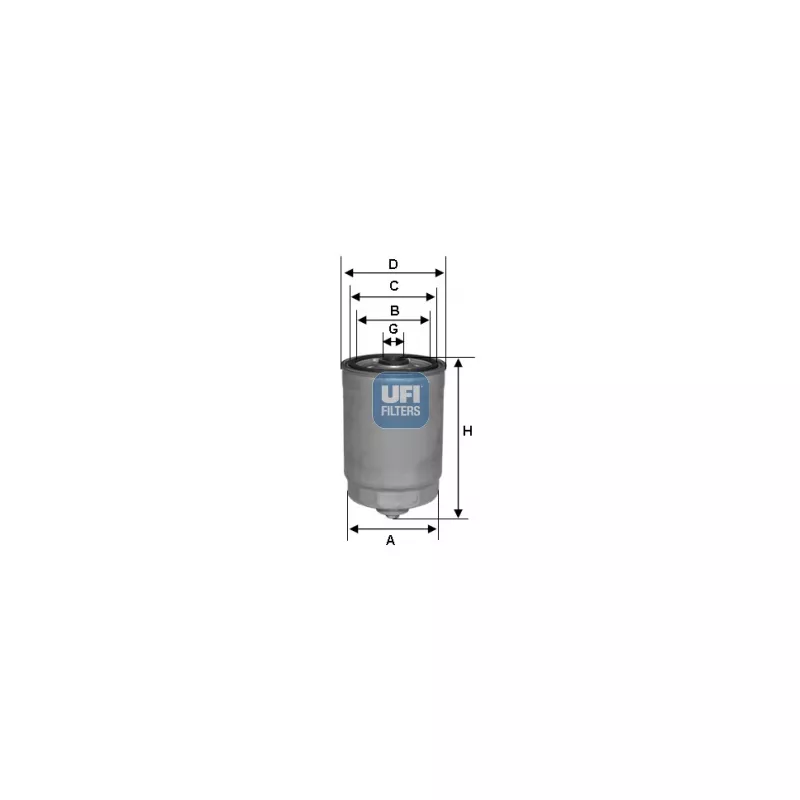 Filtre à carburant UFI 24.350.01