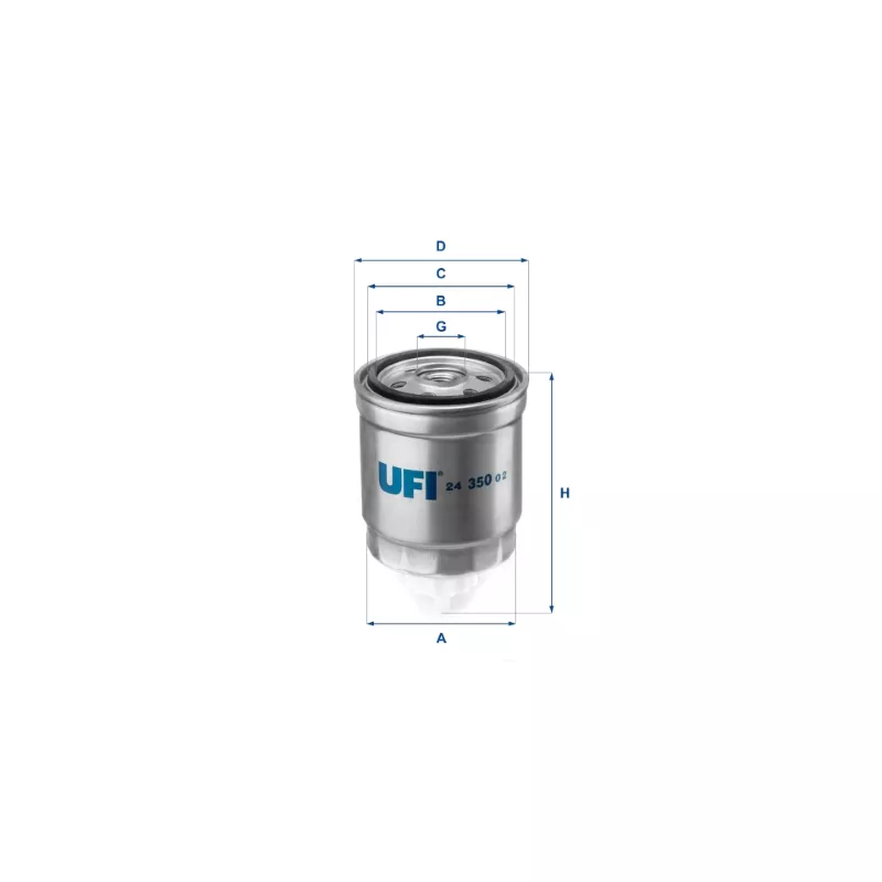 Filtre à carburant UFI 24.350.02