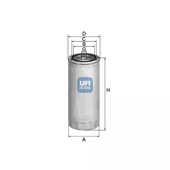 Filtre à carburant UFI