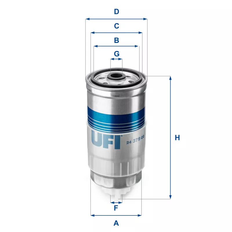 Filtre à carburant UFI 24.379.00