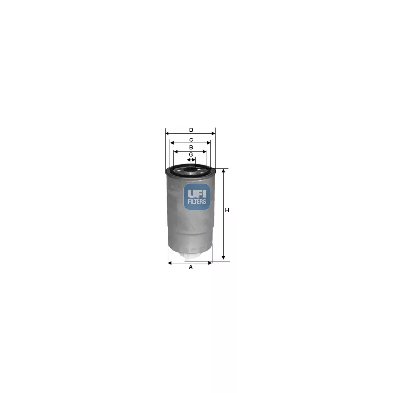 Filtre à carburant UFI 24.381.00