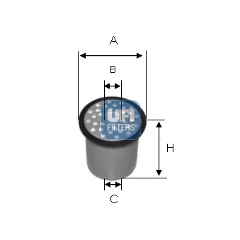 Filtre à carburant UFI 24.388.00