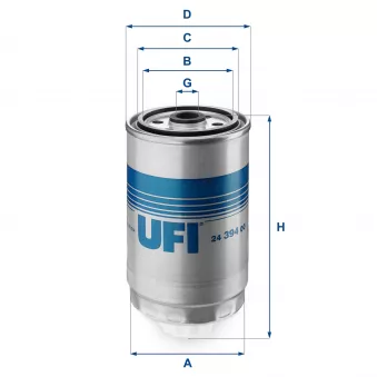 Filtre à carburant UFI 24.394.00
