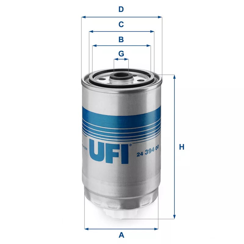 Filtre à carburant UFI 24.394.00