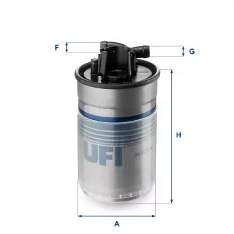 Filtre à carburant UFI 24.424.00
