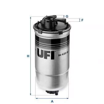 Filtre à carburant UFI 24.428.00