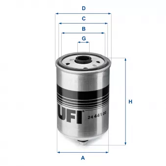 Filtre à carburant UFI