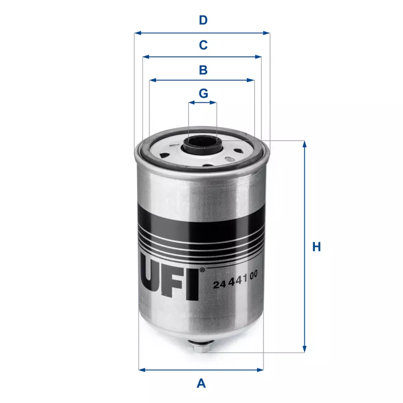 Filtre à carburant UFI 24.441.00