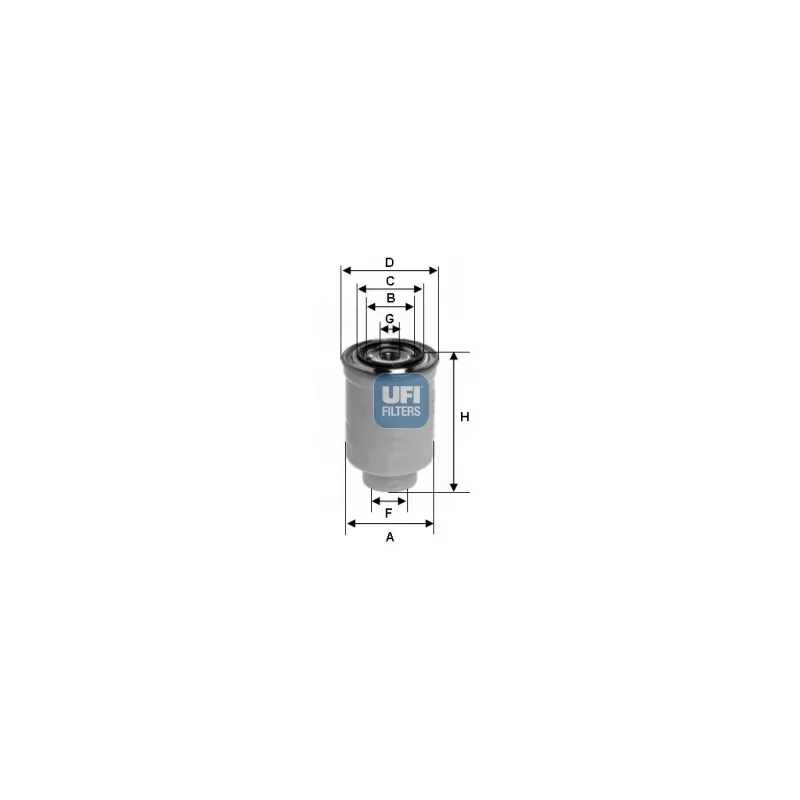 Filtre à carburant UFI 24.442.00
