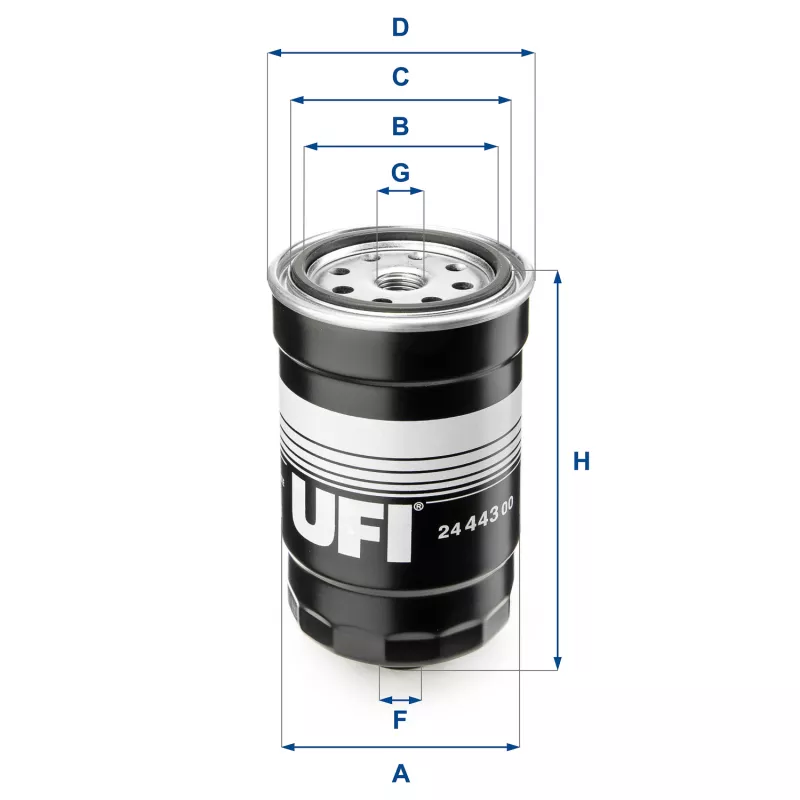Filtre à carburant UFI 24.443.00