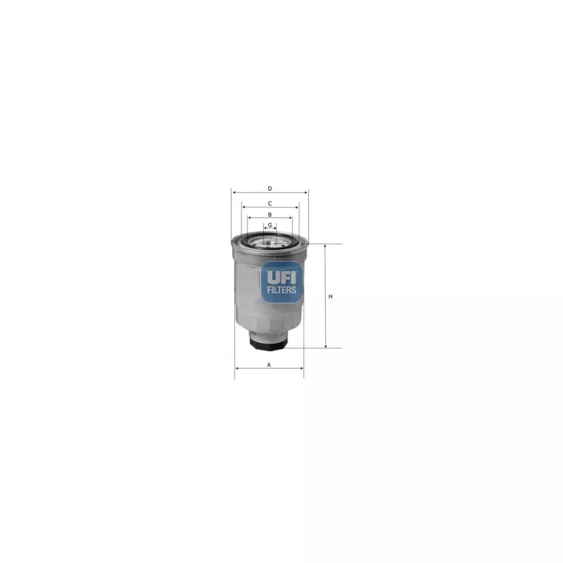 Filtre à carburant UFI 24.446.01