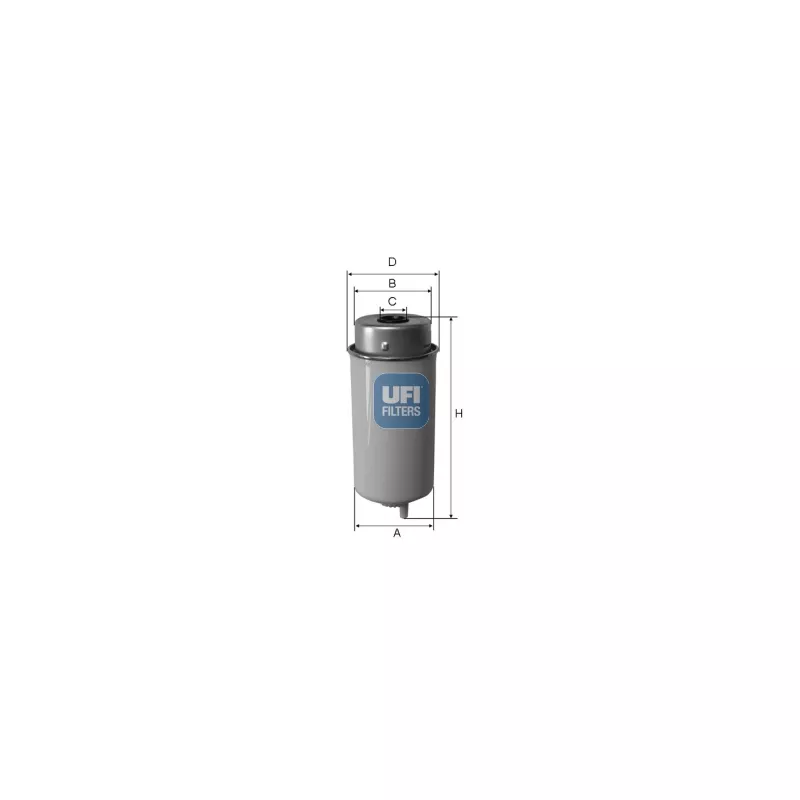 Filtre à carburant UFI 24.458.00