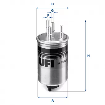 Filtre à carburant UFI 24.459.00