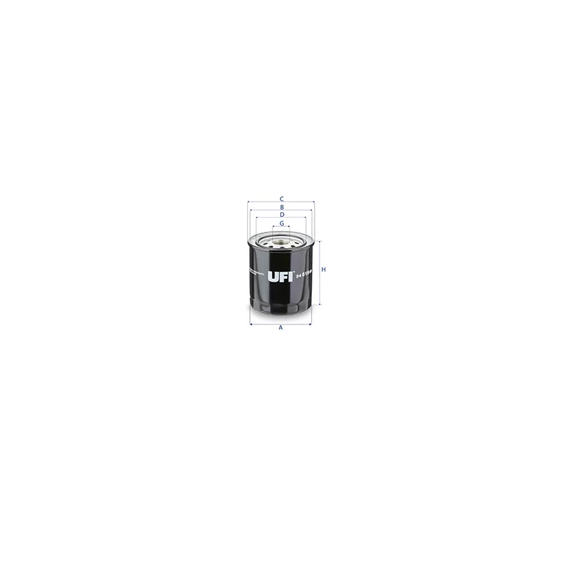 Filtre à carburant UFI 24.519.00