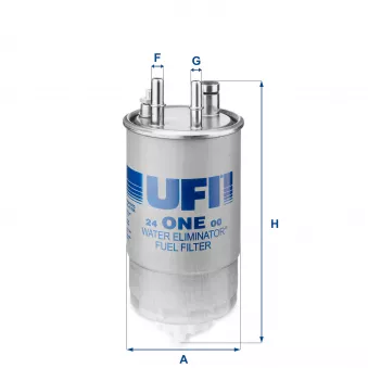 Filtre à carburant UFI 24.ONE.00