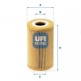 Filtre à huile UFI 25.008.00