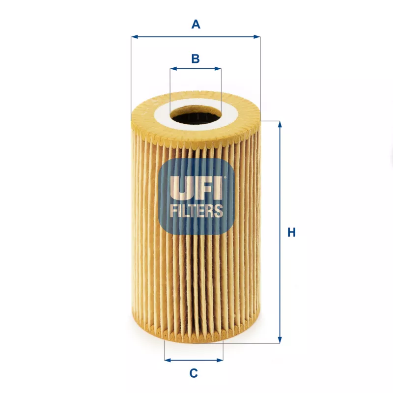 Filtre à huile UFI 25.008.00