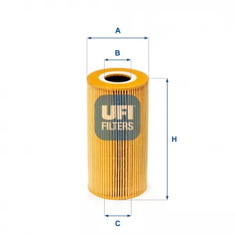 Filtre à huile UFI 25.009.00