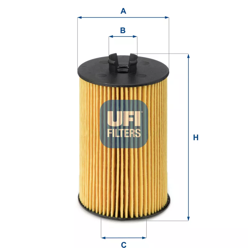 Filtre à huile UFI 25.012.00