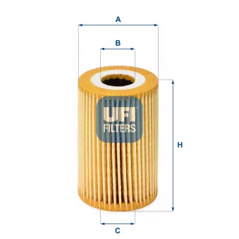 Filtre à huile UFI 25.014.00